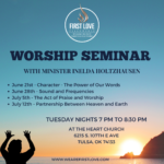 Worship Seminar Flier